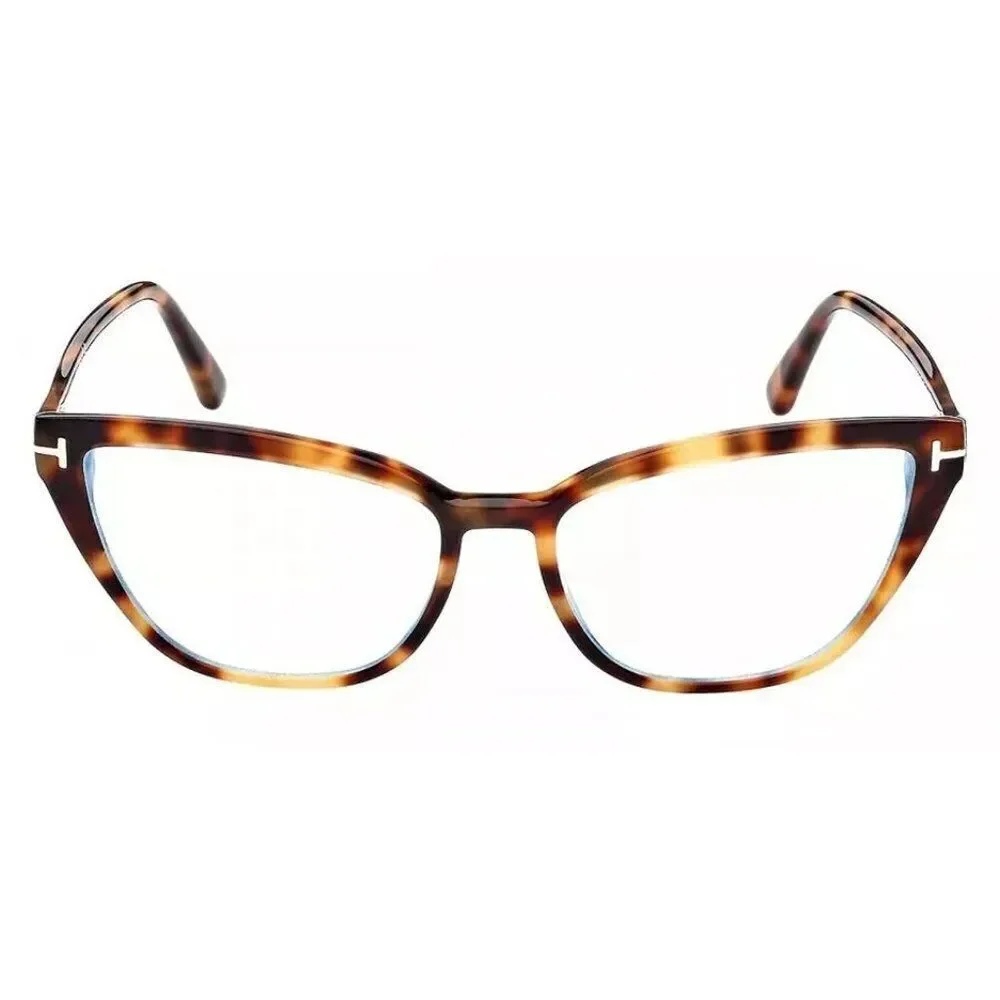 New Authentic Tom Ford FT5825-B-052-55 Cat Eye Eyeglasses